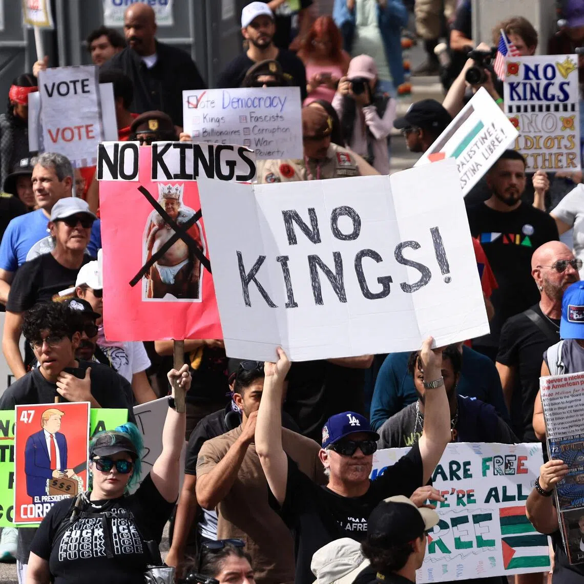 The No Kings Coalition, an anti-Trump group, said on Oct 17 that its Instagram page was unavailable for about 90 minutes.