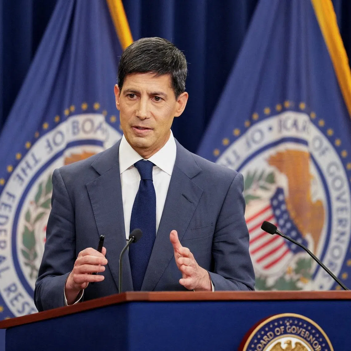 The decision came at the first meeting of the Federal Open Market Committee since US Federal Reserve Chairman Kevin Warsh took charge at the central bank.