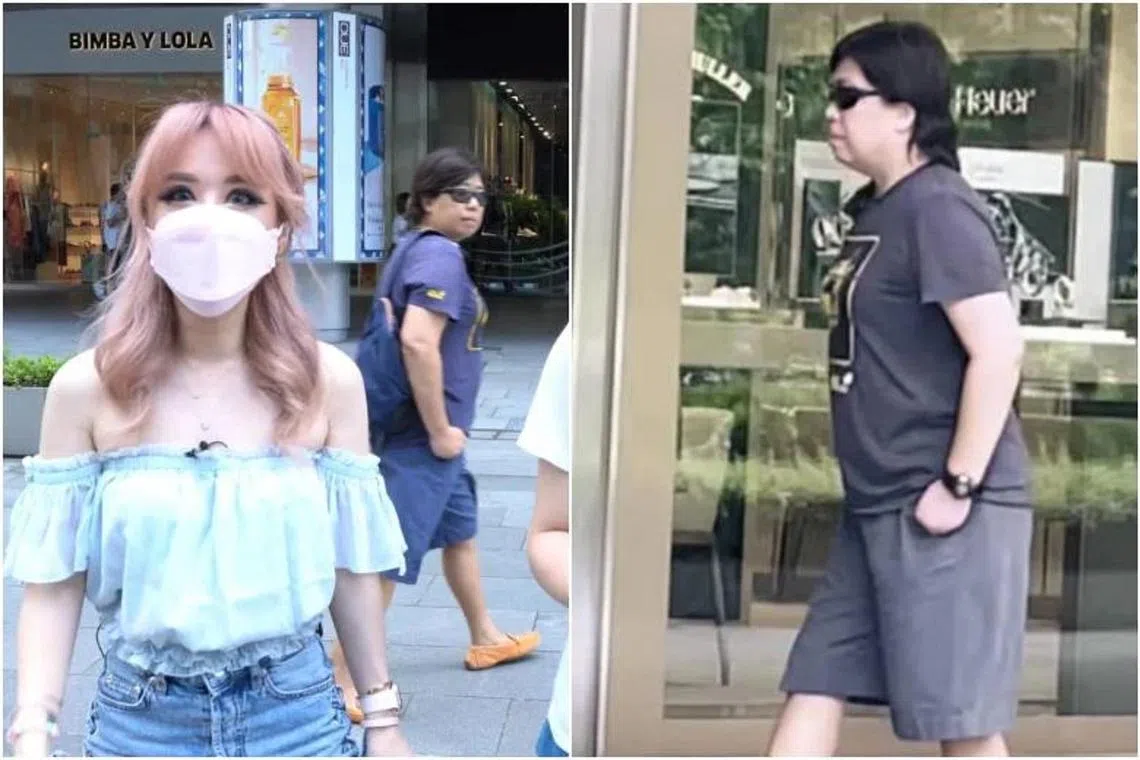 Ms Wendy Cheng was filming video for a client on Orchard Road when she saw Phoon Chiu Yoke walking past her without wearing a mask.