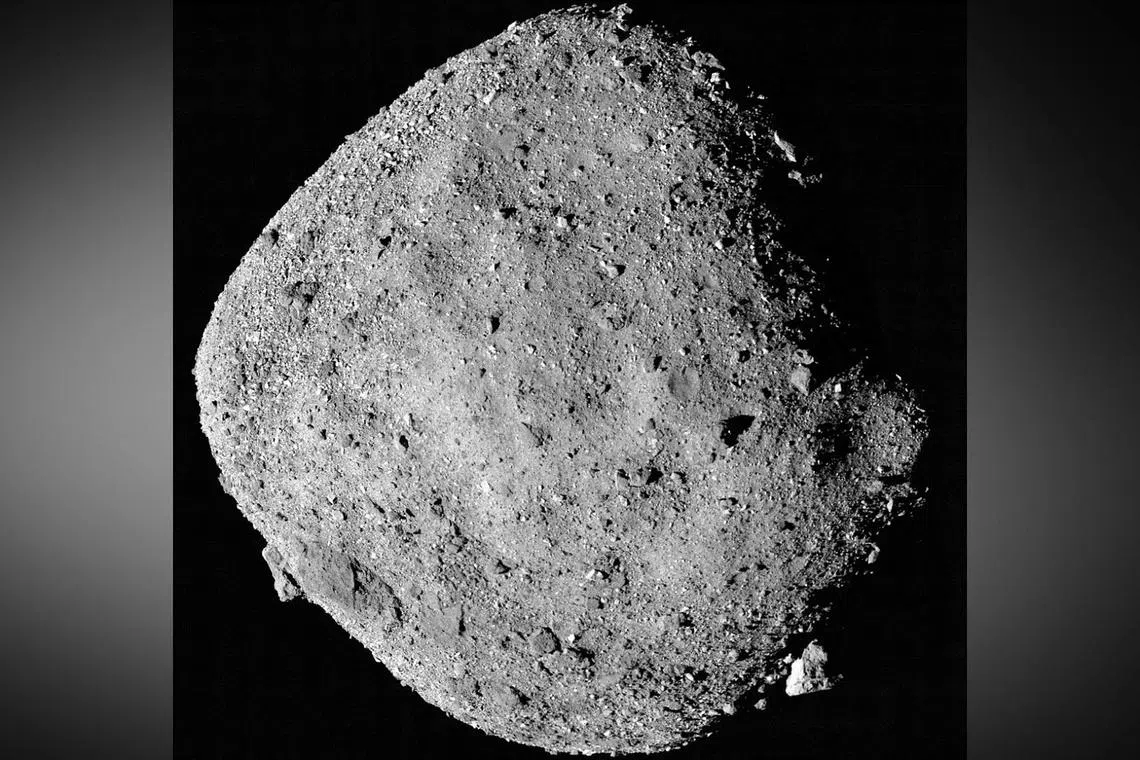 A sample weighing 250 grams was taken from Bennu, a carbon-rich asteroid classified as a “near-Earth object”.