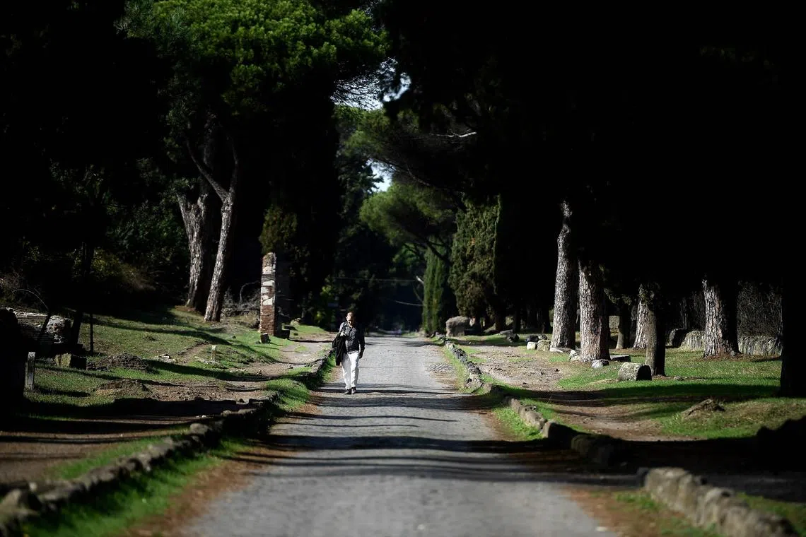 The Appian Way in Italy connected Rome to the south-eastern town of Brindisi.