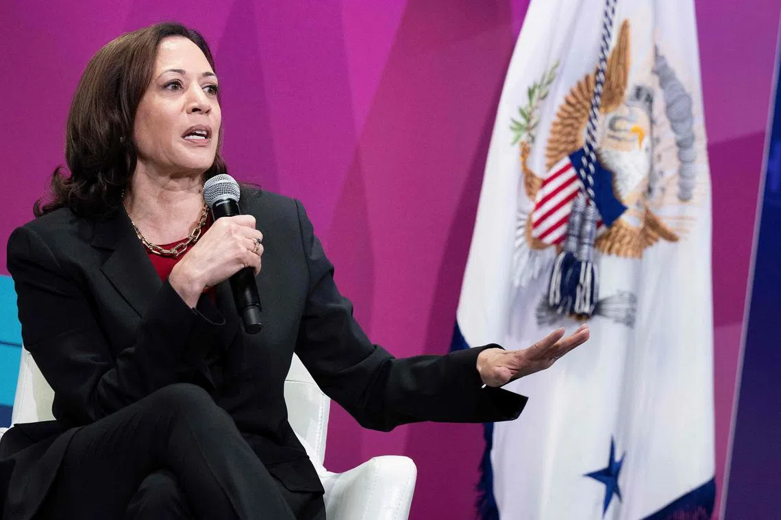 US Vice President Kamala Harris says that more than 100 million Americans have unpaid medical debts.