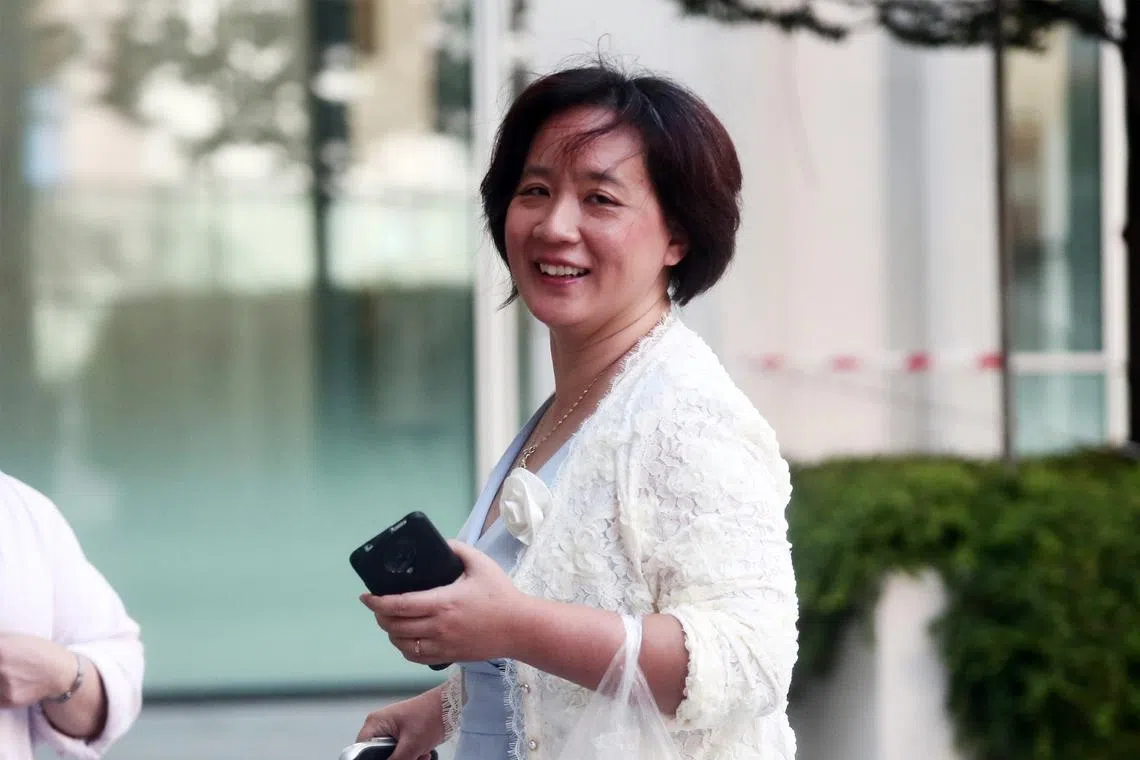 Healing the Divide founder Iris Koh at the State Courts on July 27, 2022.