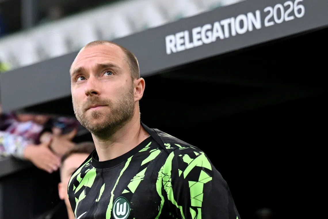 Christian Eriksen joined Wolfsburg as a free agent a year ago, scoring 3 goals in 34 appearances across all competitions.