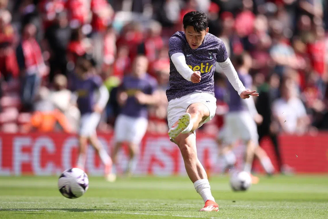 Tottenham Hotspur captain Son Heung-min says Spurs will "fight until the end" for Champions League qualification.