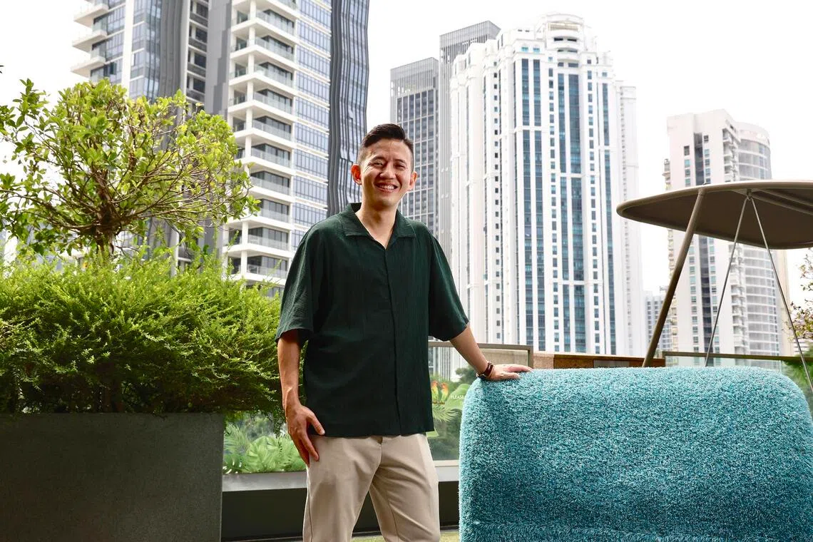 For Mervyn Ong, rental deals helped ease cash flow in his first year in the job. 