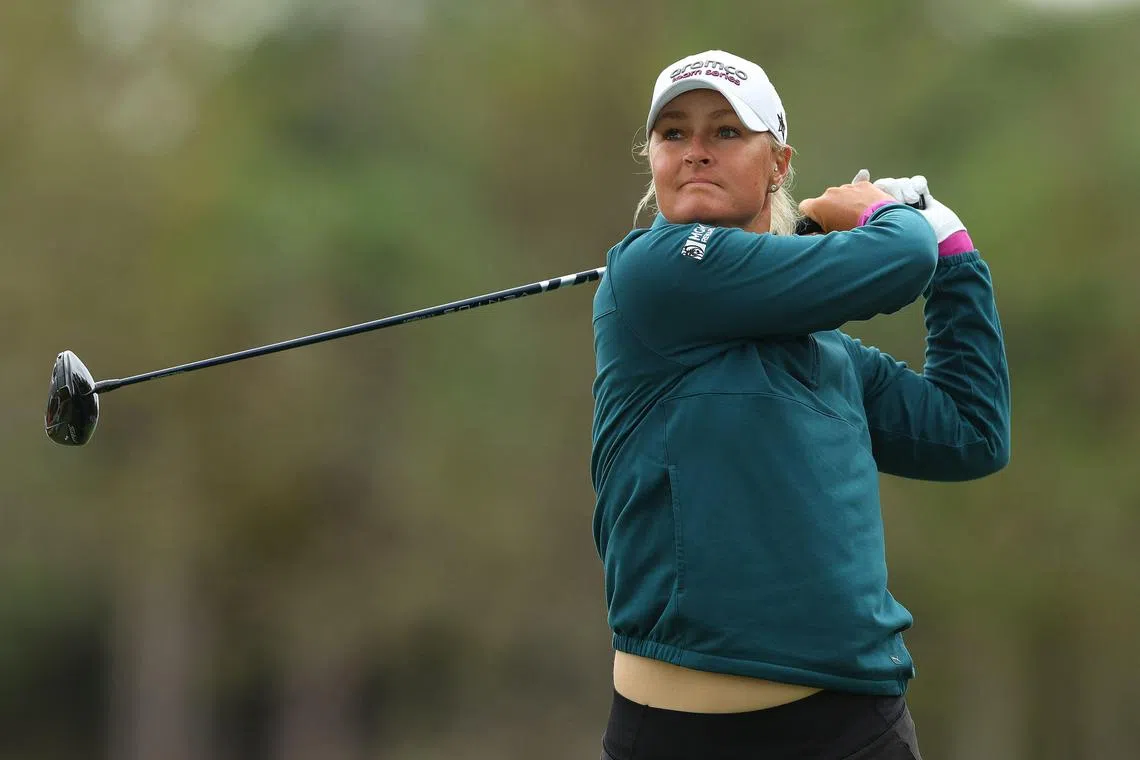 Sweden's Anna Nordqvist will still be teeing up in Saudi Arabia next week.