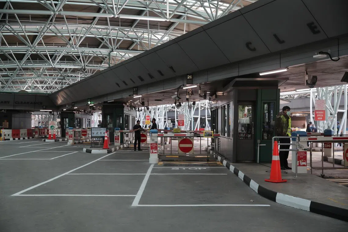 The ICA has also been practicing dynamic traffic management at the land checkpoints.