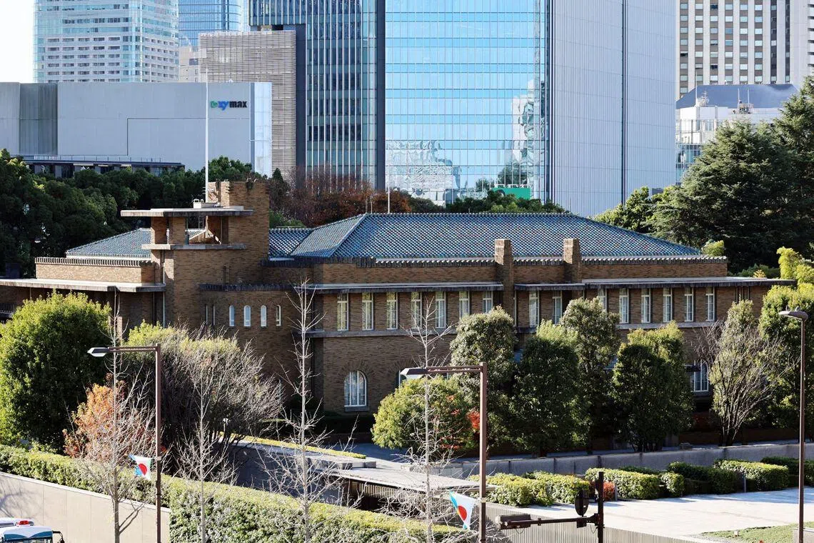 The stone-and-brick mansion adjoins Japanese Prime Minister Sanae Takaichi's offices in central Tokyo.
