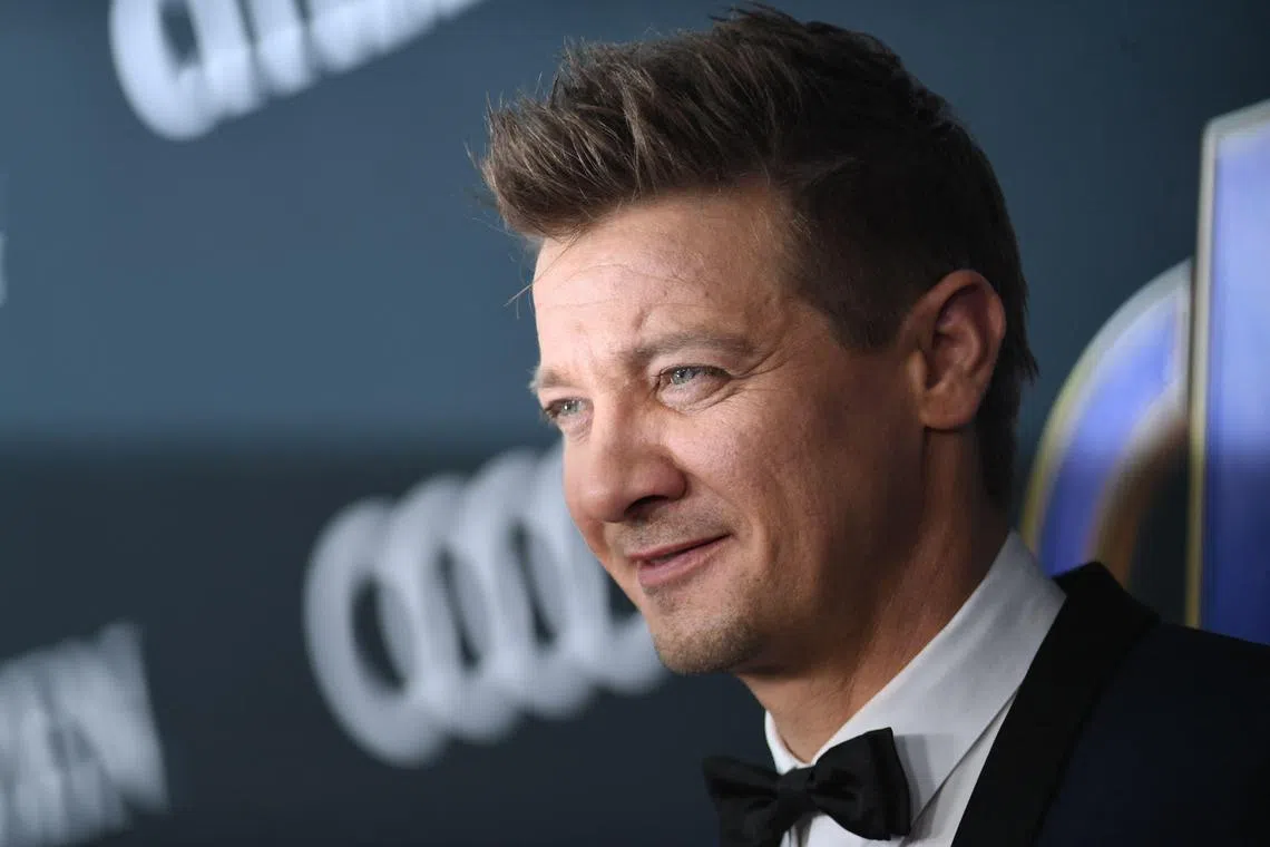 Movie star Jeremy Renner, known for his role as Hawkeye in several Marvel blockbusters, was in critical but stable condition following an accident while ploughing snow.