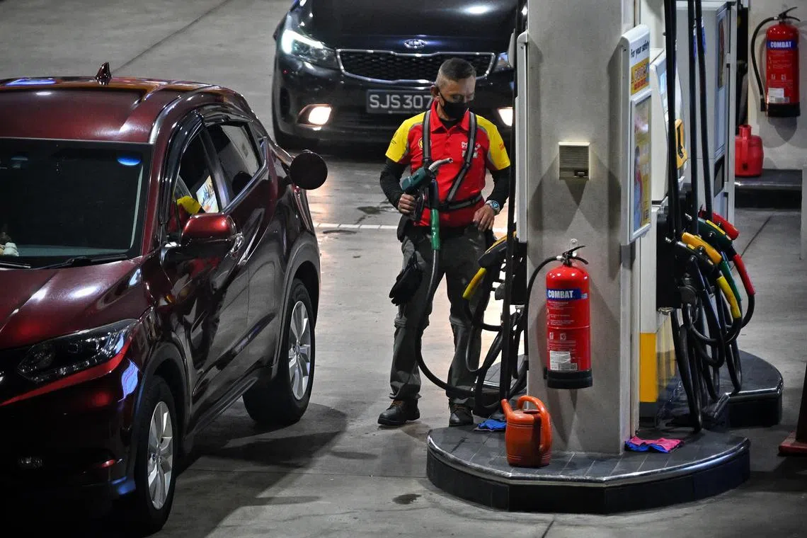 A Shell station in Punggol on Dec 24, 2022.