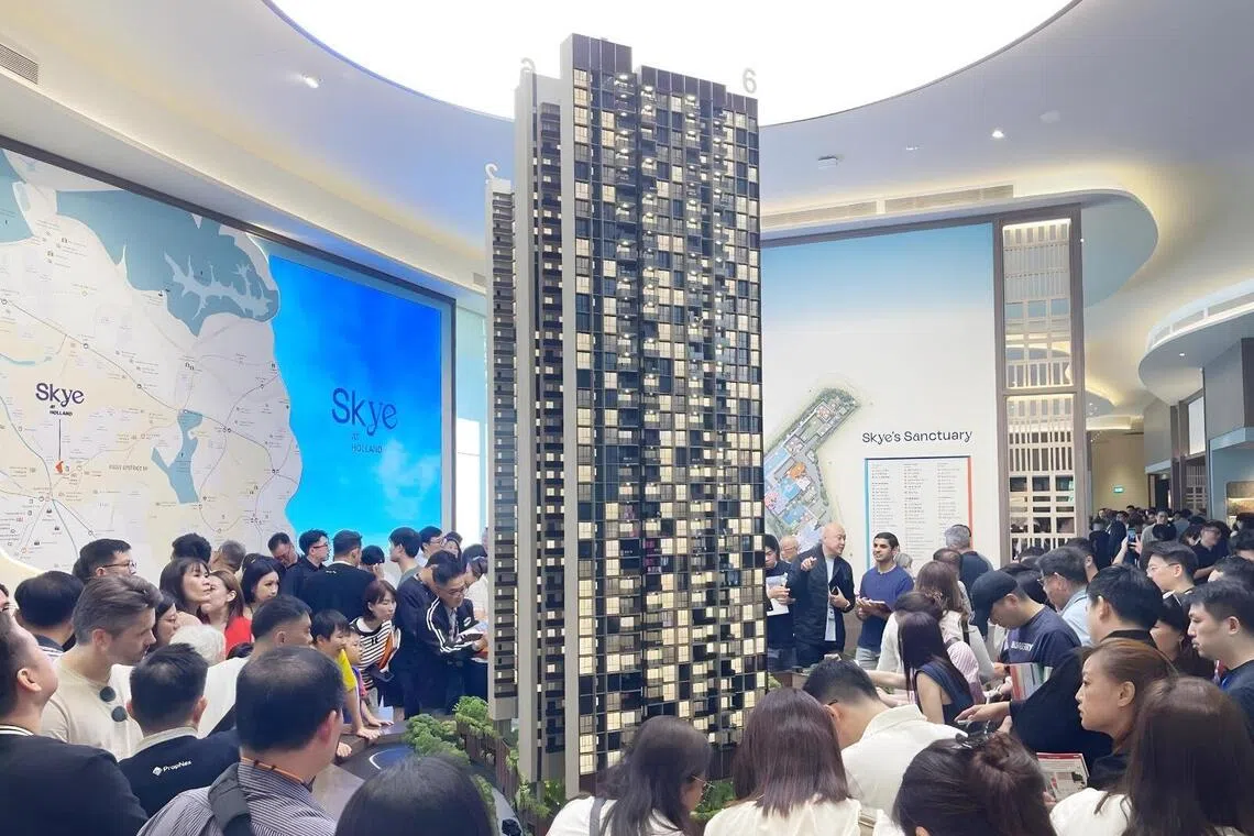 Skye at Holland topped the sales chart among October's four key launches, with 662 units sold.