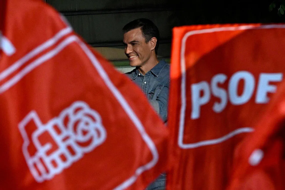 Socialist Prime Minister Pedro Sanchez faces an uphill task forming a government, needing the support of two hardline Catalan separatist parties to form a coalition.