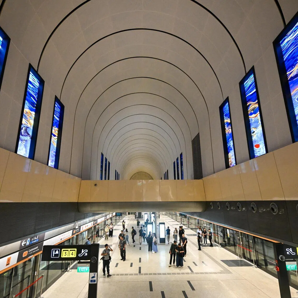 The new stations will close the loop between HarbourFront and Marina Bay stations, making the CCL a full circle.