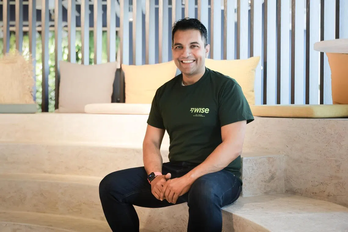 Wise chief product officer Nilan Peiris, at his office in PLQ, April 12, 2023.