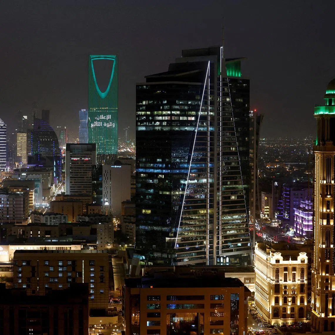 FILE PHOTO: General view of Riyadh city during the early hour of evening at Riyadh, Saudi Arabia, May 28, 2025. REUTERS/Hamad I Mohammed/File Photo