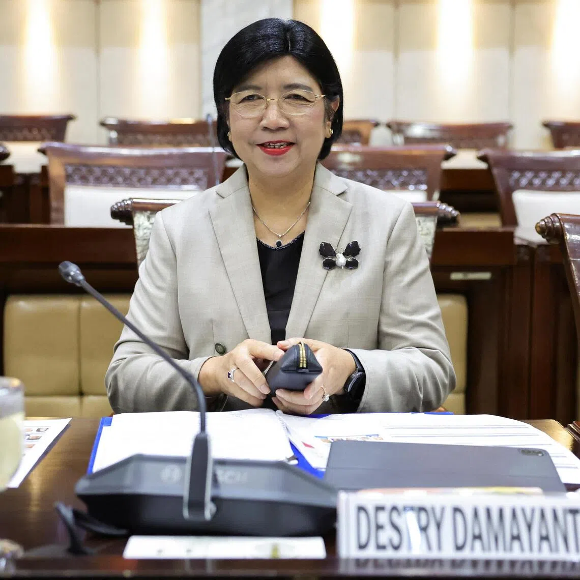 Destry Damayanti is the sole candidate nominated for Indonesia’s central bank governor. 
