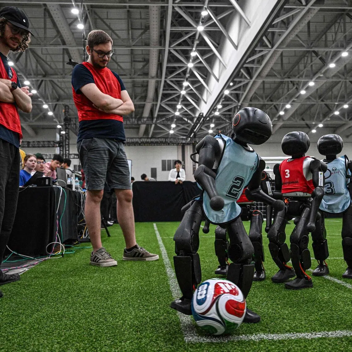 Scheduled events in Robocup 2026 include football.