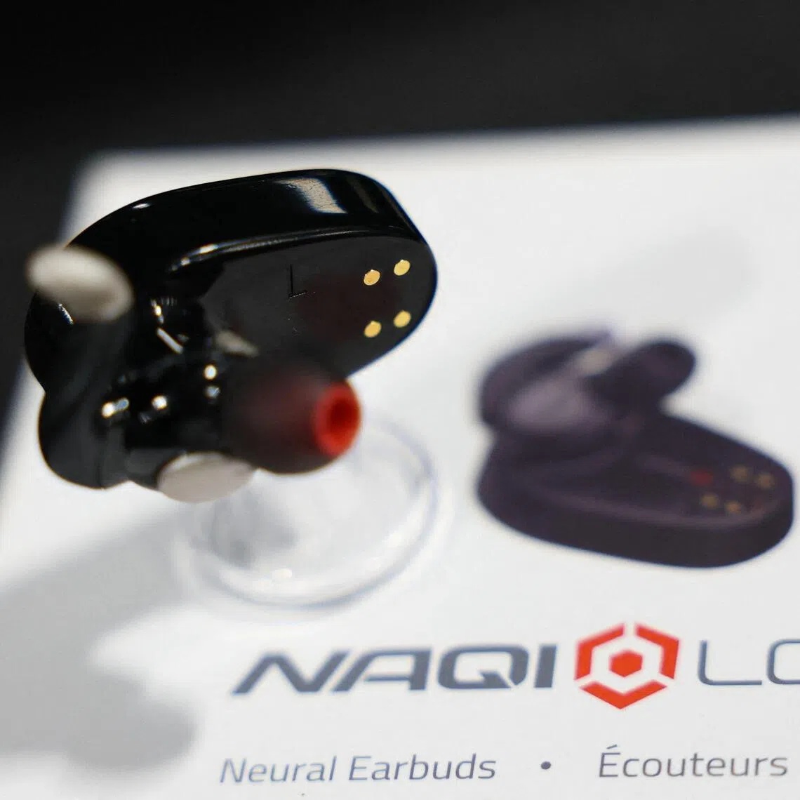 Naqi Logix's Neural Earbuds are equipped with ultra-sensitive sensors that detect tiny movements.