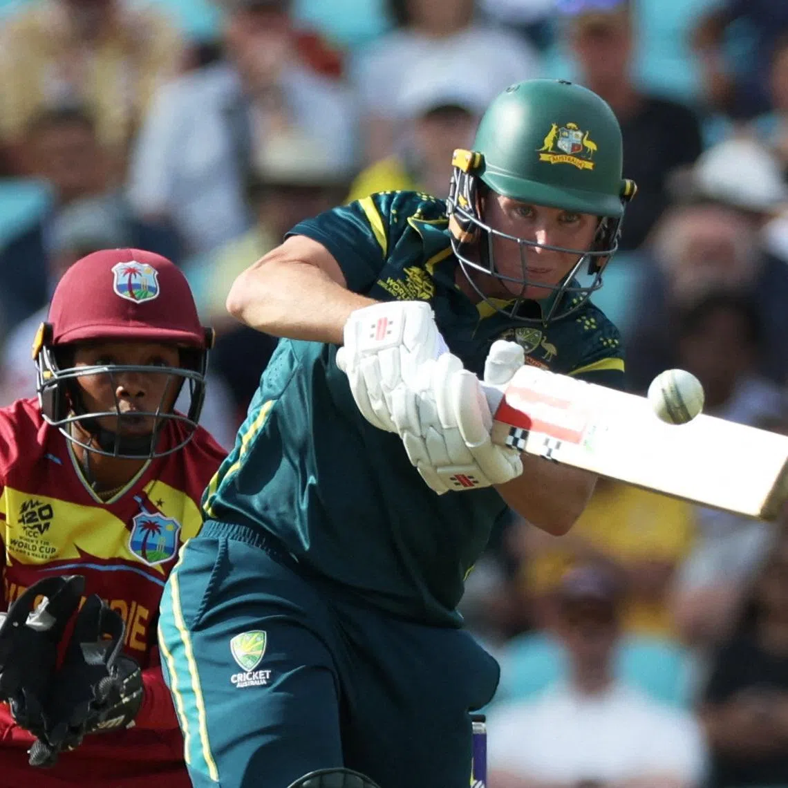 Cricket - ICC Women's T20 World Cup 2026 - Semi Final - Australia v West Indies - The Oval, London, Britain - June 30, 2026 Australia's Beth Mooney in action Action Images via Reuters/Cat Goryn