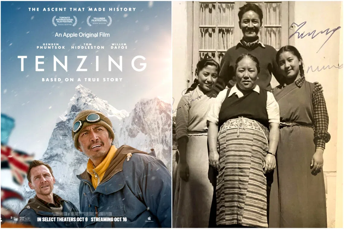 Tenzing, the movie, movingly captures the life of Tenzing Norgay and the first ascent of Mount Everest.