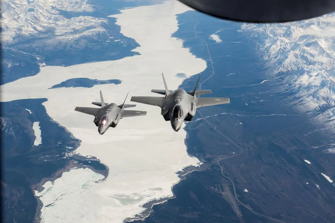Combined military air exercises between the US and South Korea  involved F-35 fighter aircraft (above), among others.