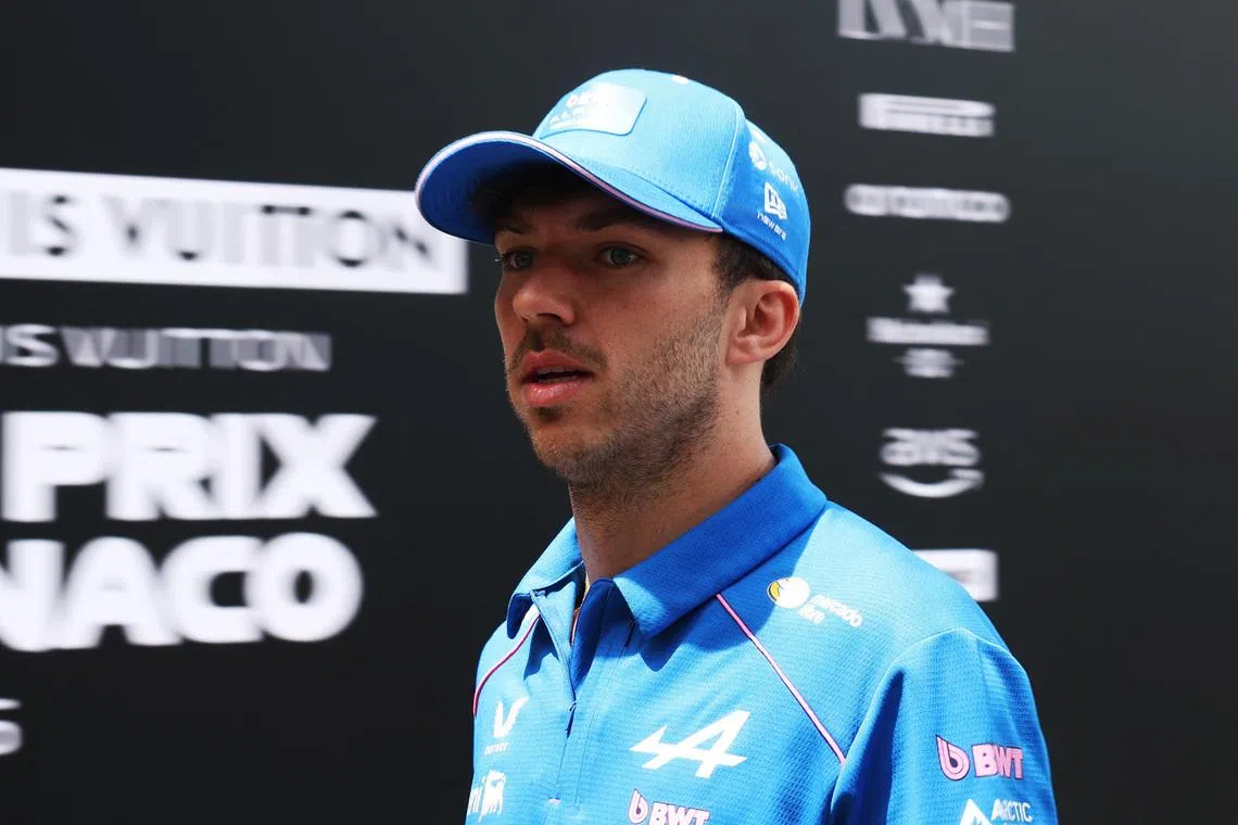 Formula One F1 - Monaco Grand Prix - Circuit de Monaco, Monaco - June 4, 2026 Alpine's Pierre Gasly arrives at the paddock ahead of the press conference REUTERS/Yves Herman