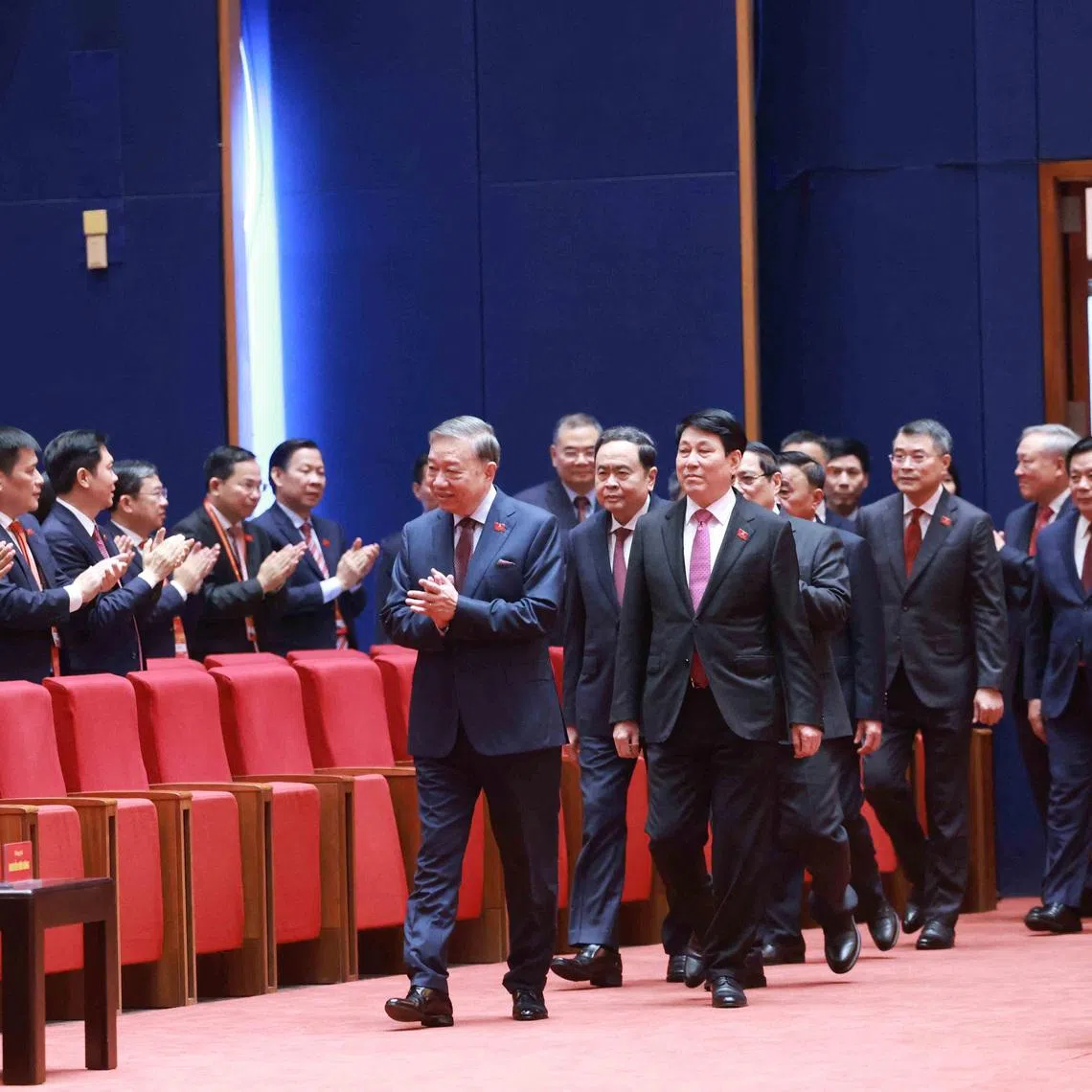 General Secretary of the Communist Party of Vietnam To Lam attends a preparatory session for 14th National Party Congress in Hanoi, Vietnam, January 19, 2026. VNA/Handout via REUTERS