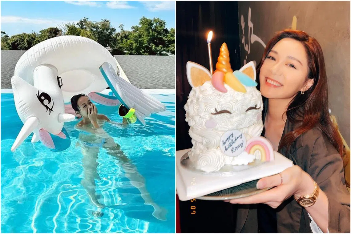 Hong Kong actress Roxanne Tong (right) has sent her blessings to actress Jacqueline Wong, who tied the knot in late October. 