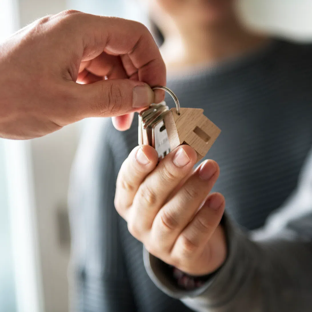 family buy new house