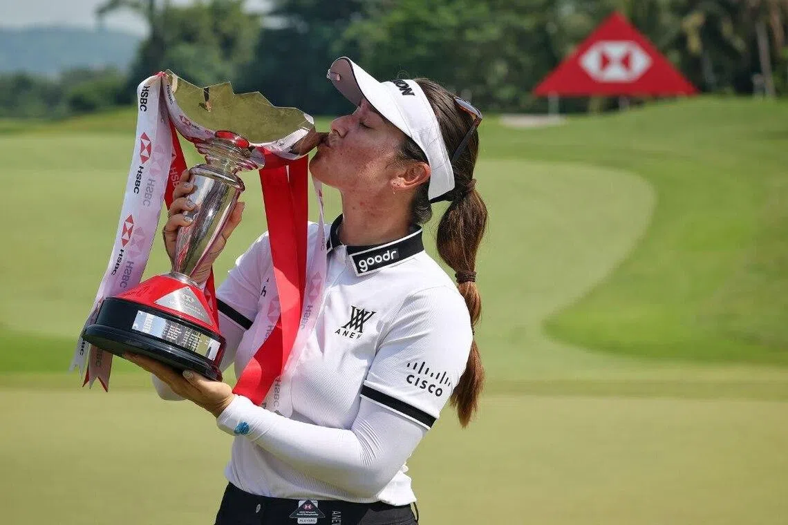 Hannah Green shot a three-under 69 on the final day to win the event by a stroke.