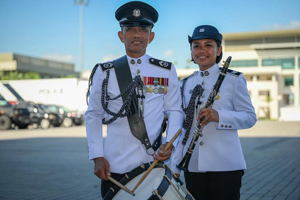 Father and daughter duo, Natassha Lydia Julaimi and Julaimi Jamali will be performing together during the Police Day Parade.