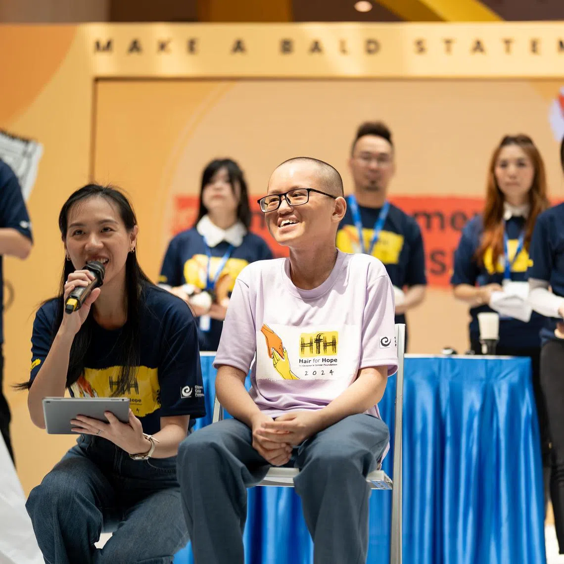 escancer - Mr Gabriel Loh (centre), 21, hopes to share his story with those battling cancer, their loved ones, and survivors. 


Credit: CHILDREN’S CANCER FOUNDATION