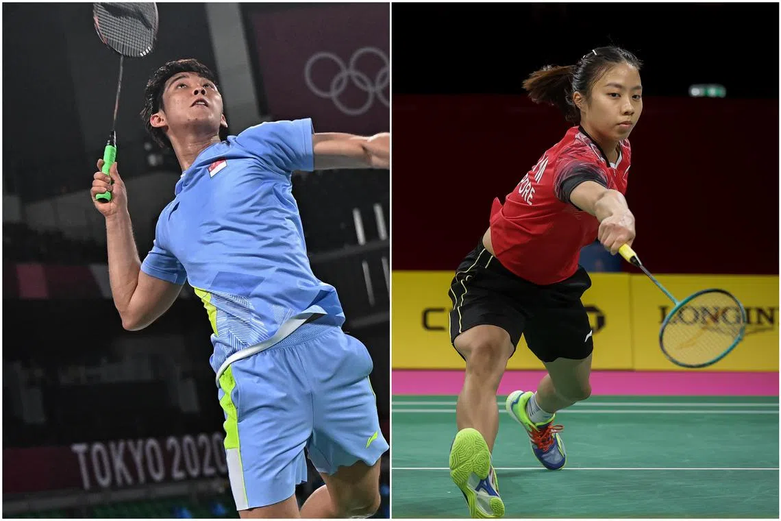Loh Kean Yew and Yeo Jia Min qualified for the Olympics through Badminton World Federation’s Race to Paris ranking list.