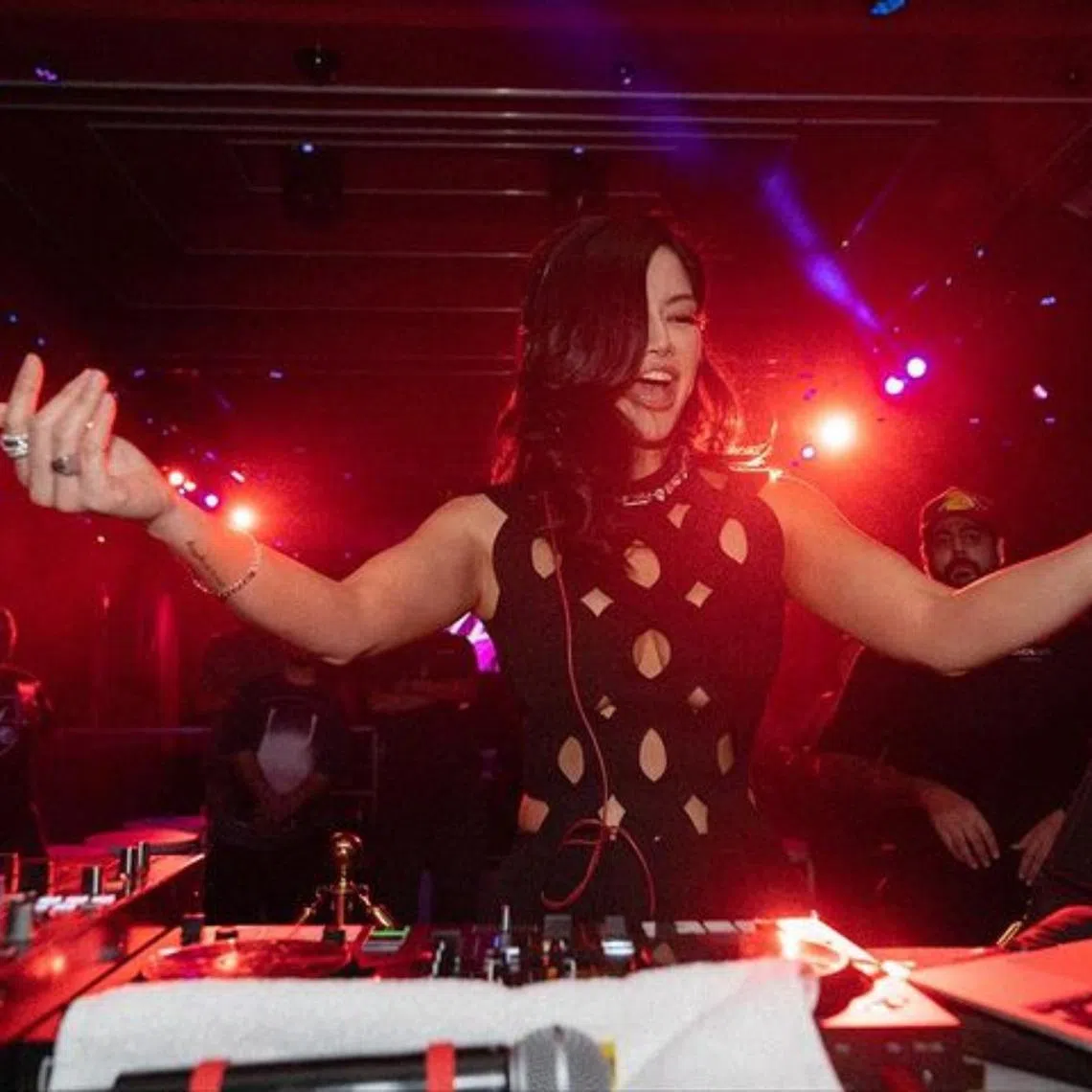 DJ Kim Lee performing at Wynn Las Vegas Hotel in July. 