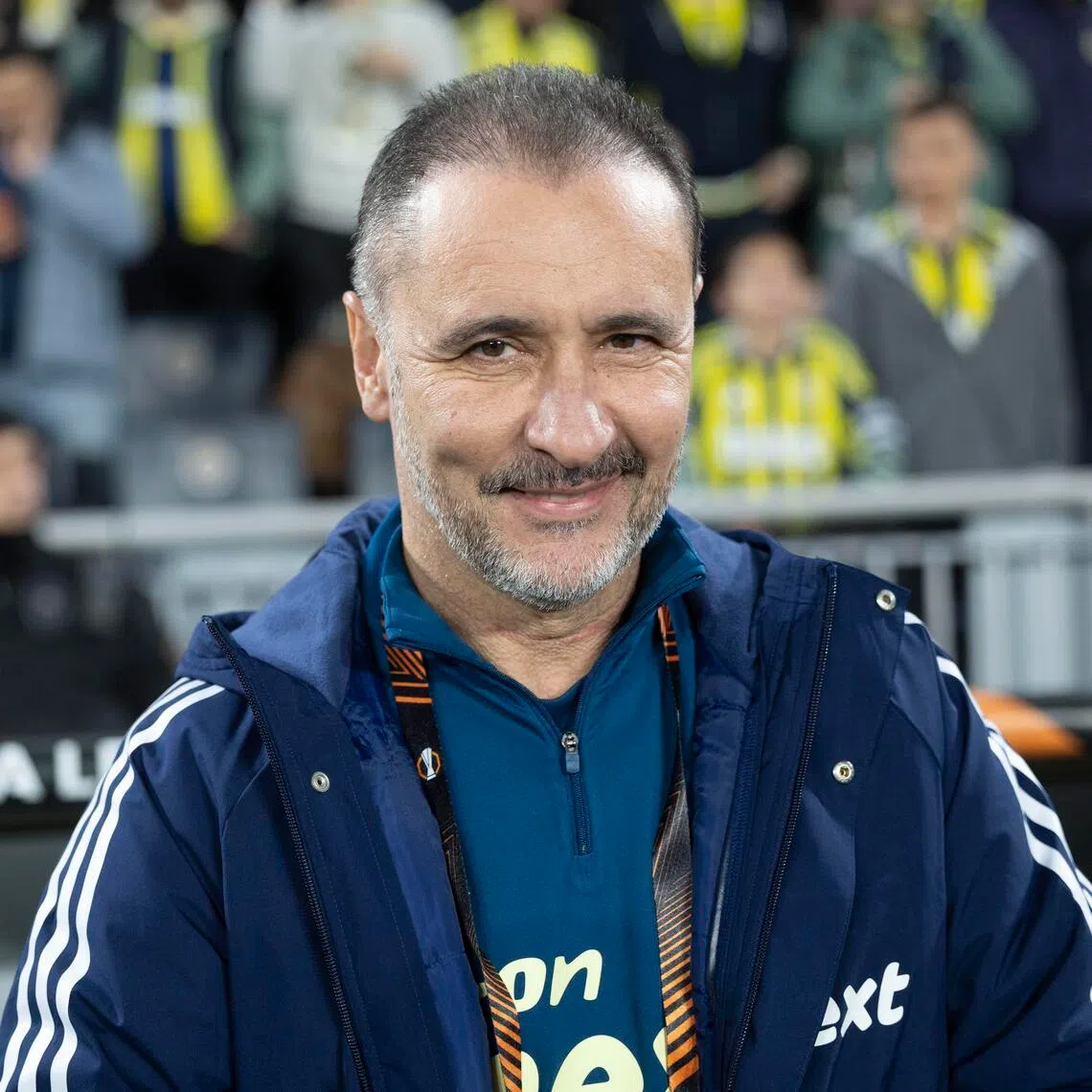 Nottingham Forest manager Vitor Pereira reacting during the Europa League play-off match between Forest and Fenerbahce on Feb 19.