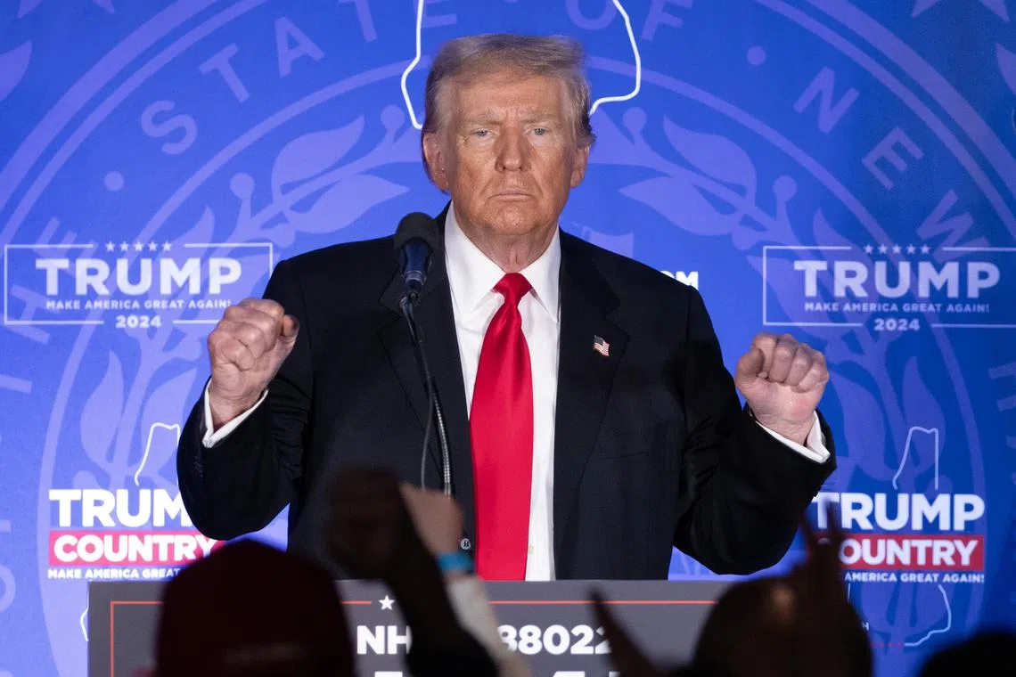 Mrs Nikki Haley suggested rival Donald Trump was suffering from cognitive decline.