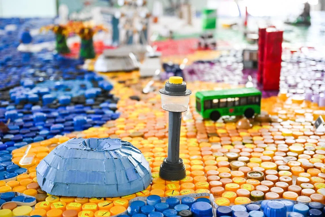 A replica of Jewel Changi Airport.
