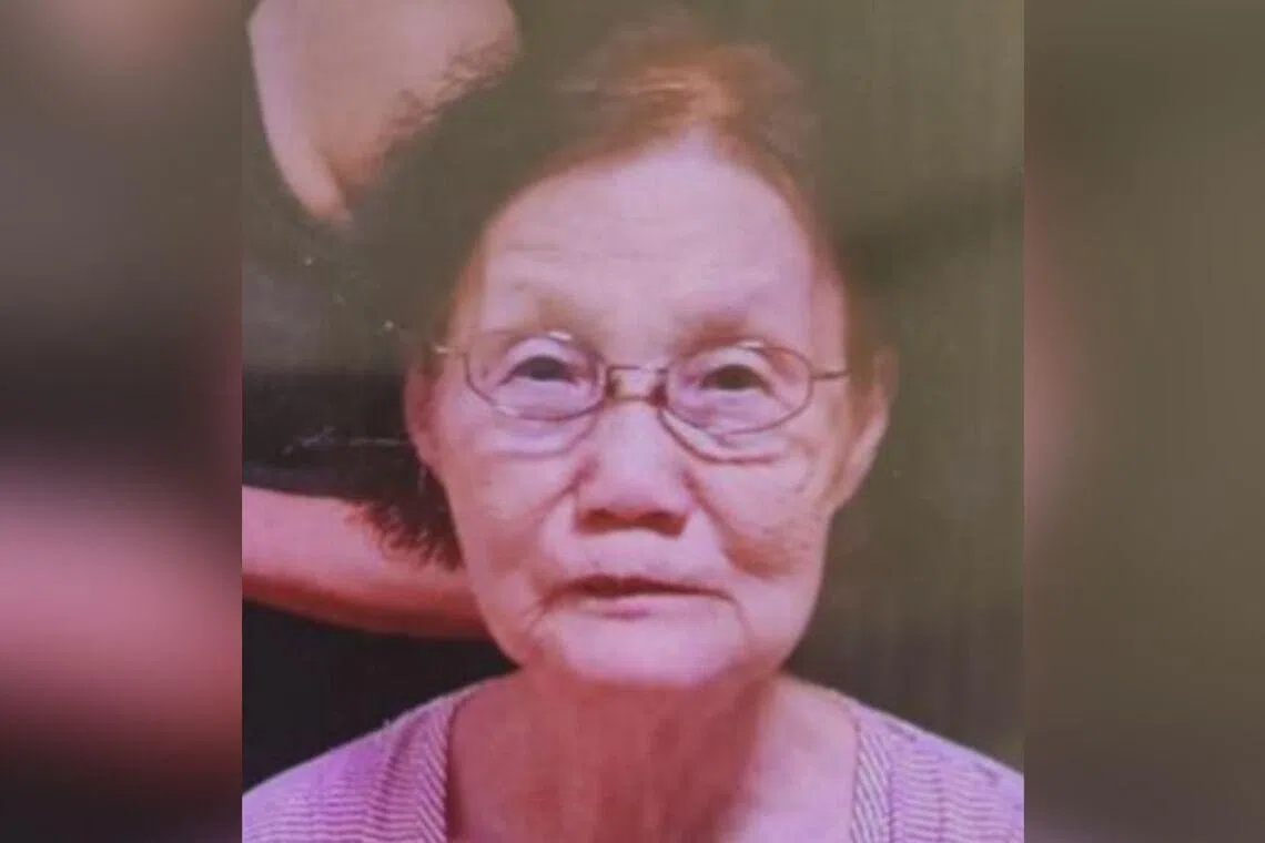 Ms Lim Du was last seen near Block 465A Yishun Avenue 6 on Feb 9 at about 1pm. 