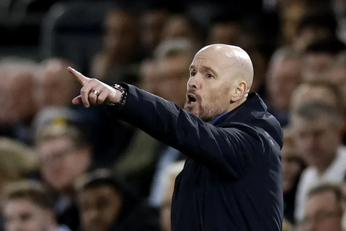 Manchester United manager Erik ten Hag says he and new club co-owner Jim Ratcliffe share the same ambitions, to get into the Champions League.