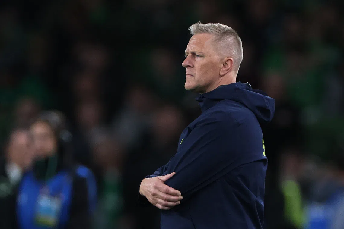 Soccer Football - UEFA Nations League - Group B3 - Republic of Ireland v Austria - Aviva Stadium, Dublin, Ireland - October 1, 2026 Republic of Ireland manager Heimir Hallgrimsson REUTERS/Cathal Mcnaughton