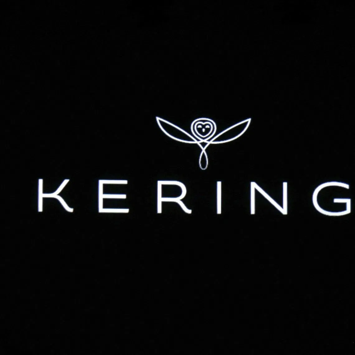 (FILES) A photo taken on June 18, 2013 shows the new name and logo of French luxury and retail group PPR , Kering, at an annual general meeting of the group in Paris during which shareholders agreed the group start a new life as a luxury and sports brands group by renaming itself Kering. French luxury giant Kering said on March 19, 2024, it is anticipating a 10-percent drop in year-on-year sales in the first quarter due to a decline in the performance of its flagship brand, handbag-maker Gucci. (Photo by FRANCOIS GUILLOT / AFP)