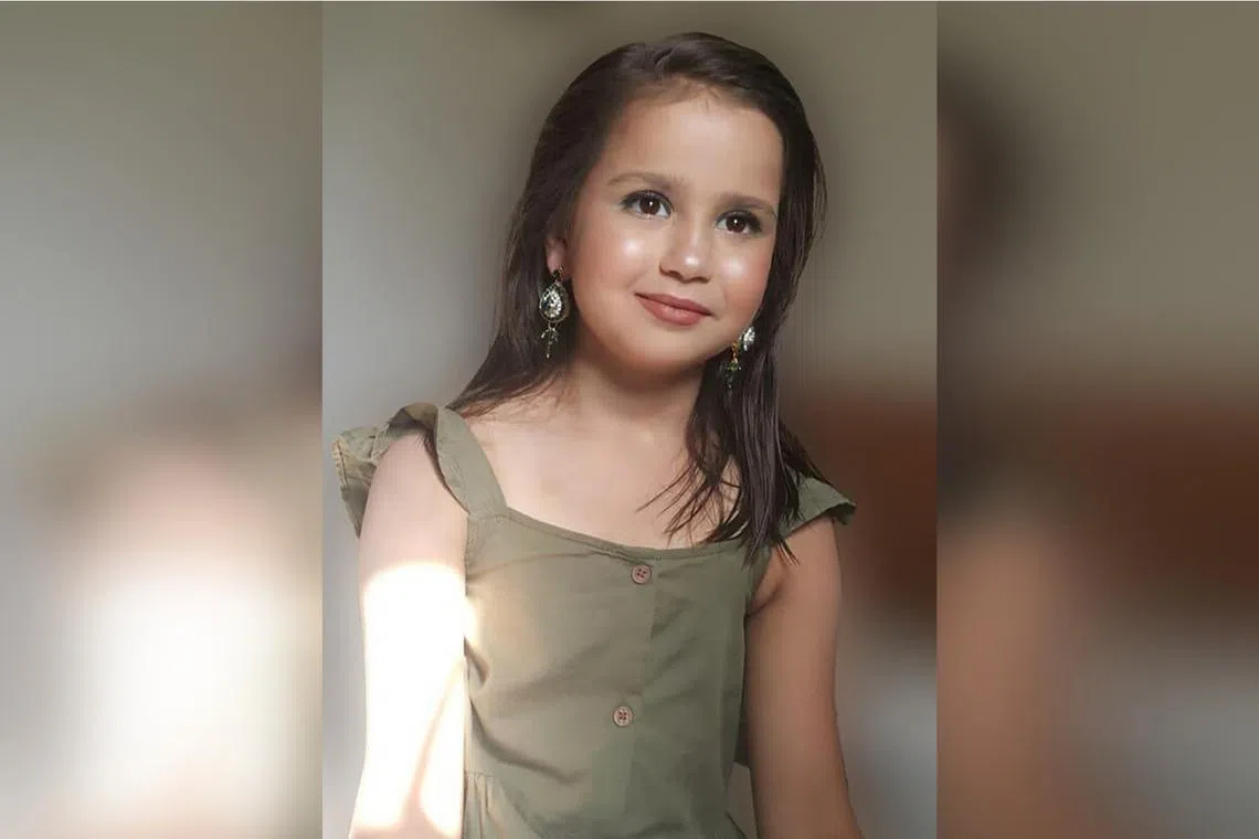 Sara Sharif was found dead in bed – with fractured bones, bites and burn marks throughout her body – at her family’s home in Woking, southern England, in August 2023. 