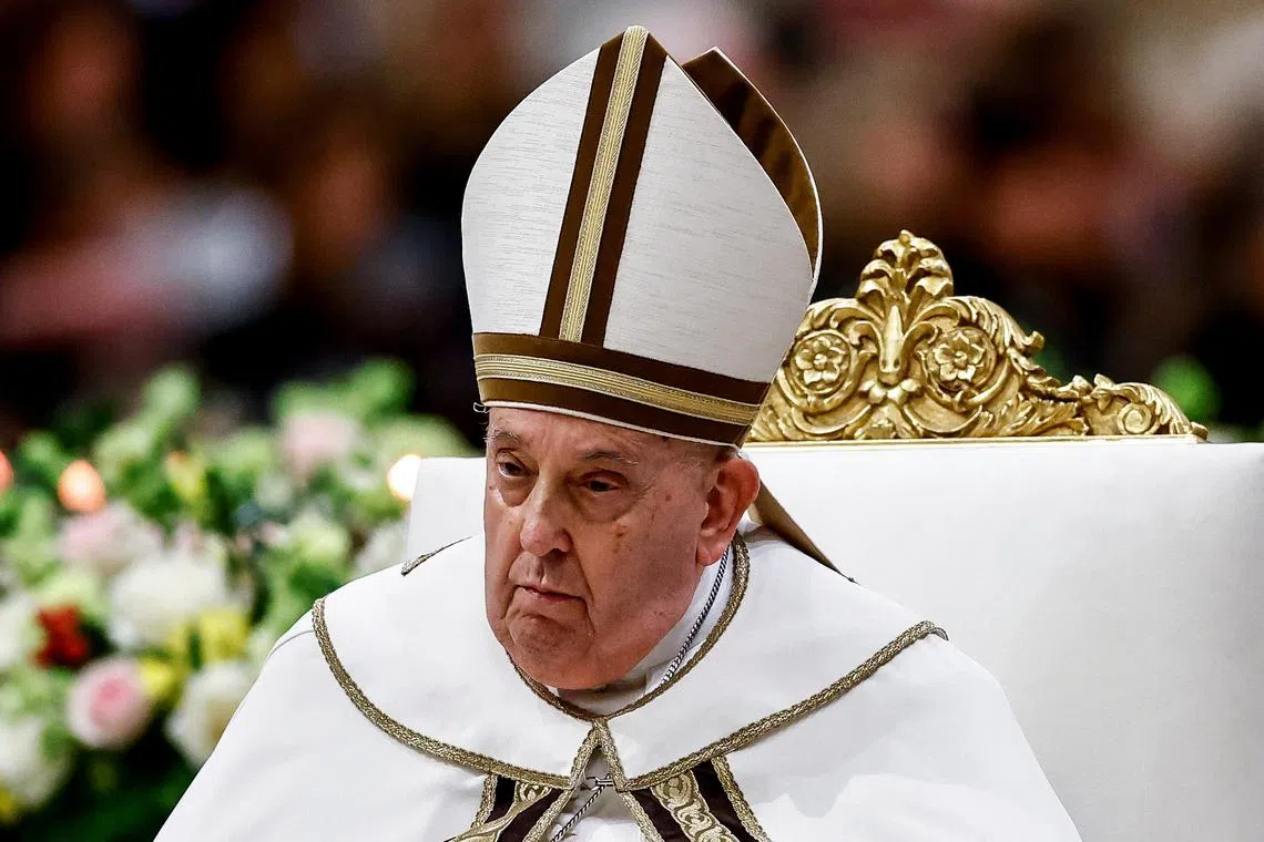 Pope Francis, 88, has suffered from influenza and other health problems over the past two years.