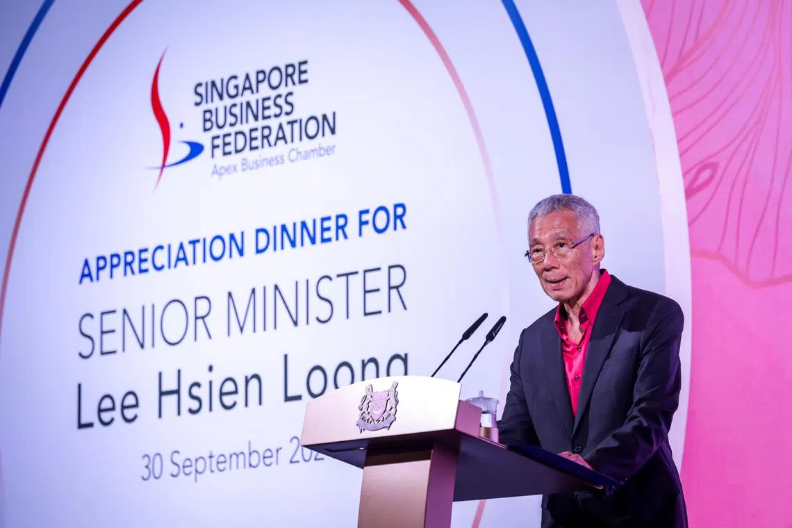 Senior Minister Lee Hsien Loong said that Singapore is well placed to take advantage of advances in IT and AI. 