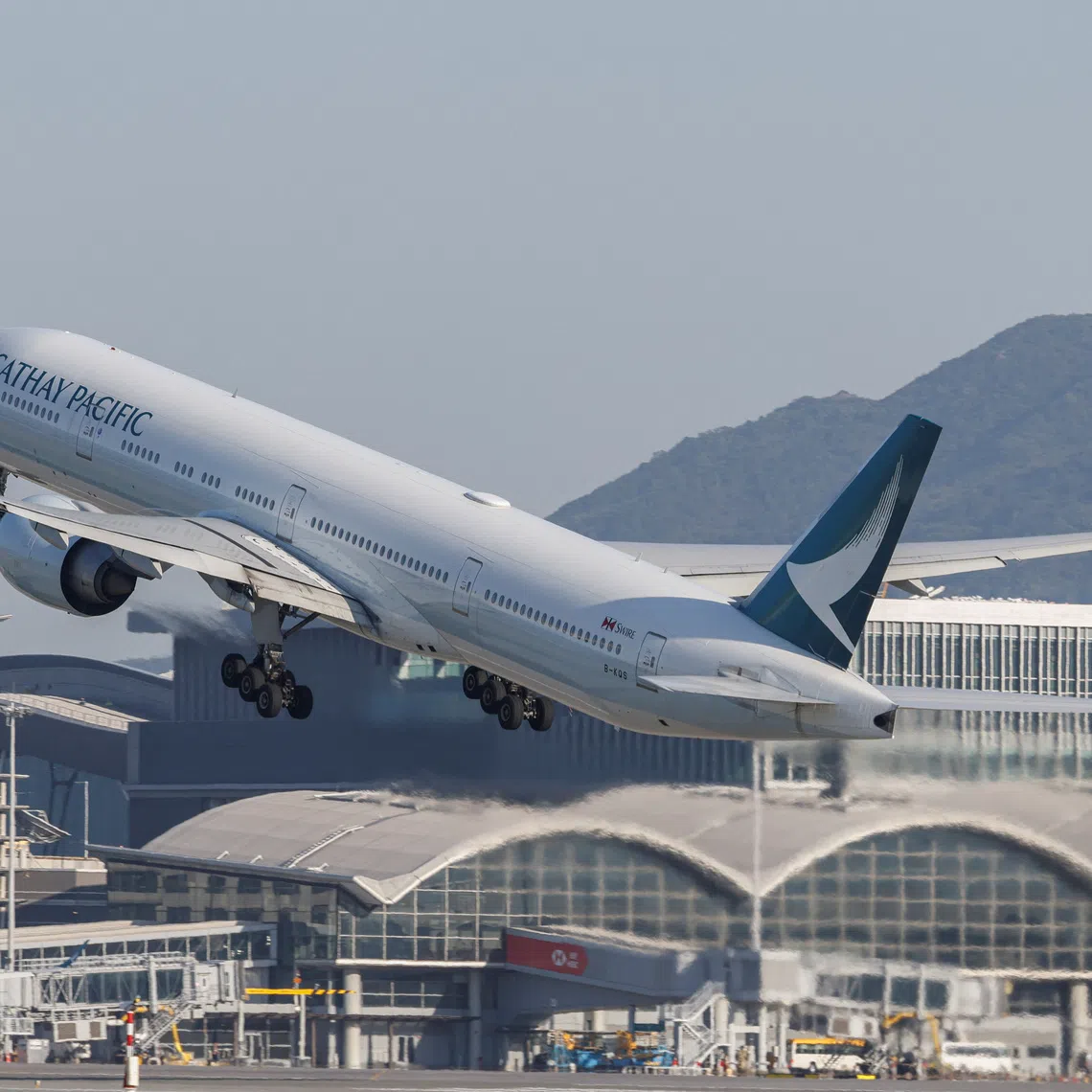 Cathay Pacific said no passengers or crew were injured and the flight landed safely on Dec 11. 