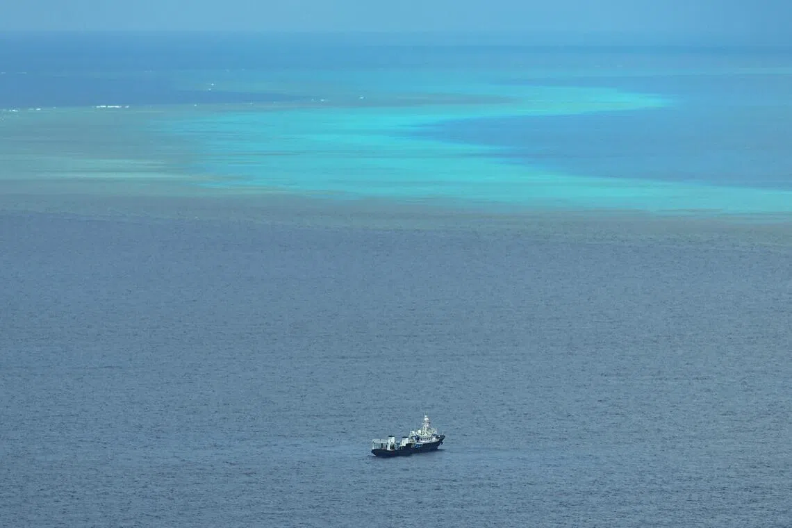 Scarborough Shoal, which Beijing calls “Huangyan Dao”, is claimed by both China and the Philippines and is one of Asia’s most disputed ‌maritime sites.