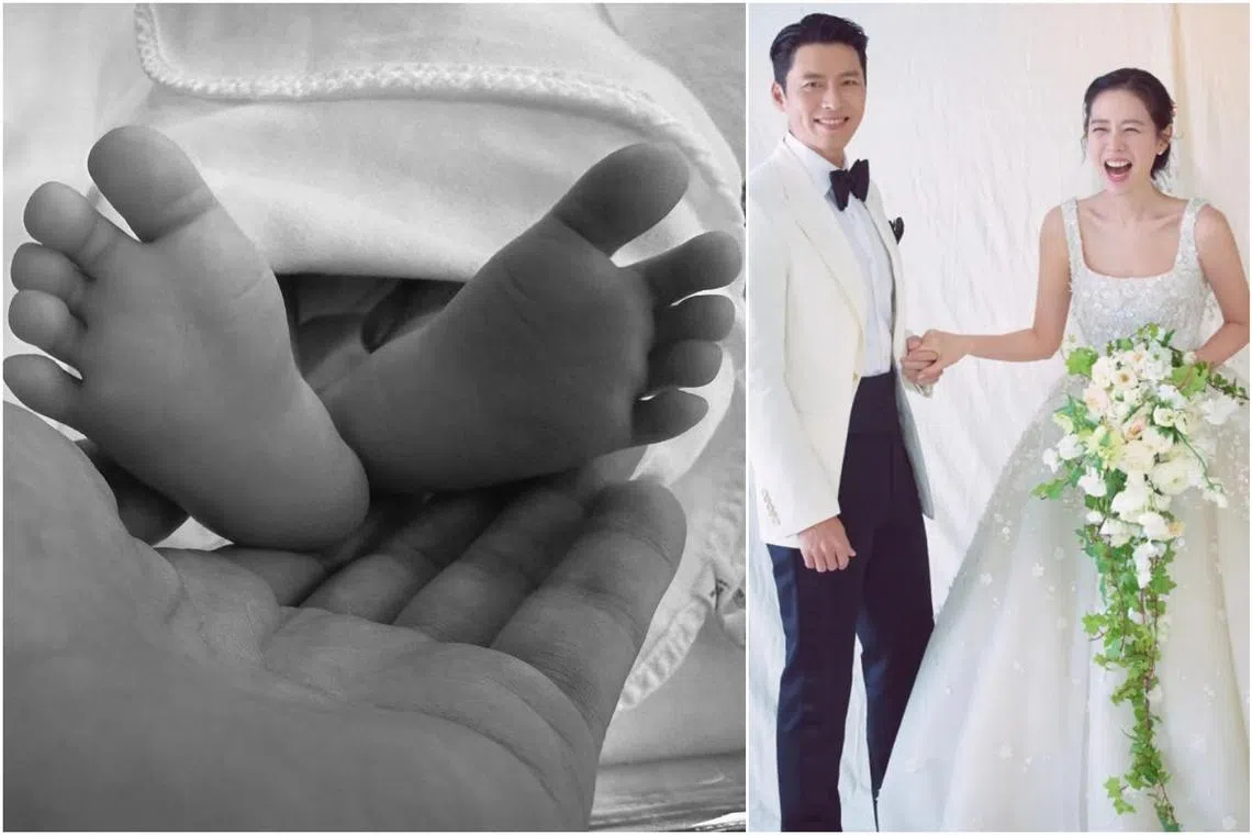 K-drama actors Hyun Bin and Son Ye-jin welcomed their first child on Nov 27.