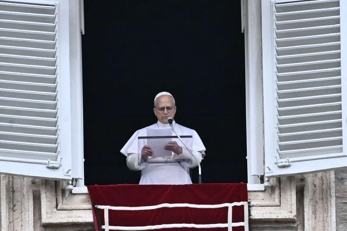 Pope Leo warned that violence would not bring the justice, stability and peace that the peoples of the region long for.