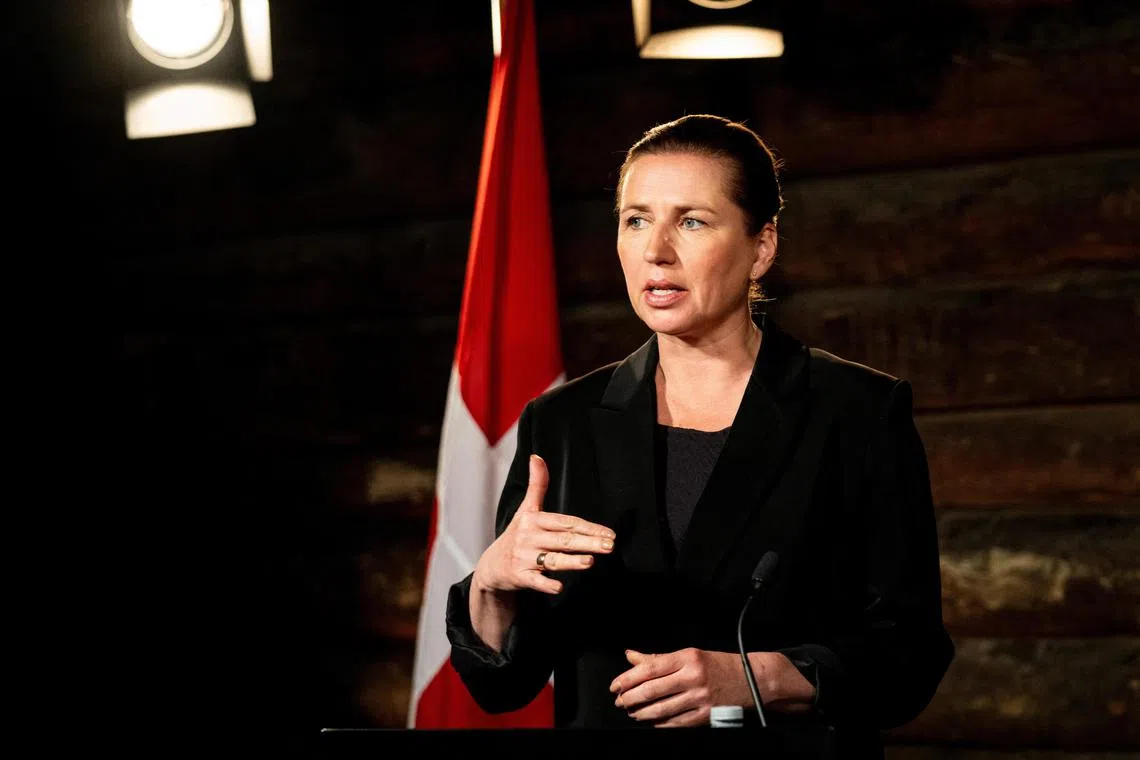 Danish Prime Minister Mette Frederiksen said at a press briefing that Russia's war in Ukraine is about the future of Europe.